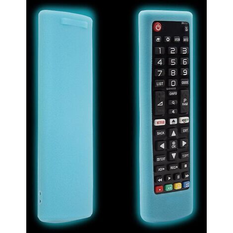 (glow Blue)tui De Protection En Silicone Pour Lg Tlcommande Akb75095308 Akb74915324 Akb73715601, Antidrapant Housse Coque Compatible Avec Lg Tv Re (1/5)