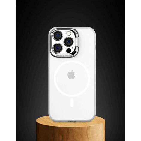 transparent-coque Pour Iphone 14 Pro Compatible Avec Magsafe, Protection Militaire, Support Anneau Pour Camra Intgr, Classic Coque Bquille Pour Ip (1/5)