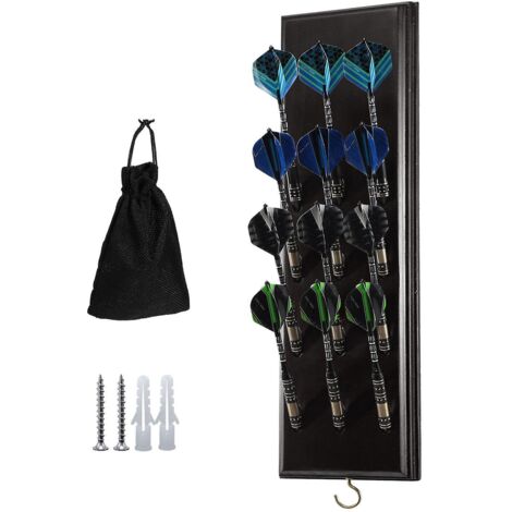 jeux De Flchettes En Bois Massif Avec Tui De Rangement Pour Accessoires Compatible Avec Toutes Les Flchettes En Sisal Et Lectroniques, Surround Et (1/5)