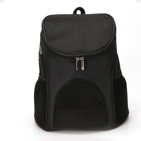 pet Portable Duffel Bag (black-s) Breathable Lightweight Foldable Outdoor Backpack Travel Hiking Camping (1/3)