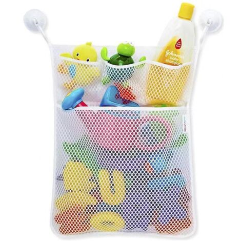filet De Rangement Salle De Bain Jouet De Stockage Sac Jouet Du Bain Avec (1/5)