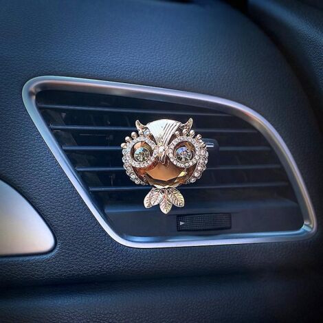 clips De Ventilation Pour Climatisation De Voiture(chouette), Clips D'aration Pour Voitures, Clips Pour Grille D'aration De Voiture Avec Strass (1/3)