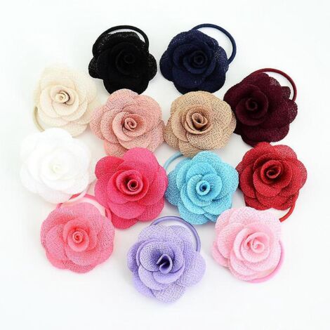 13 Barrettes Rosettes Pour Enfants - Couleurs Alatoires, Accessoires Pour Cheveux Pour Enfants, Petits Accessoires Pour Cheveux Pour Bbs, Filles, (1/5)