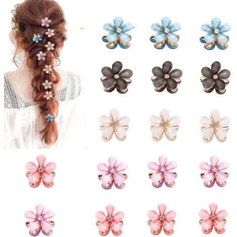 17 Pice Mini Pinces Cheveux En Diamant, Petites Pinces Cheveux Pinces Cheveux Pour Femmes,filles,mini Pinces Cheveux Douces Pinces Cheveux Po (1/5)