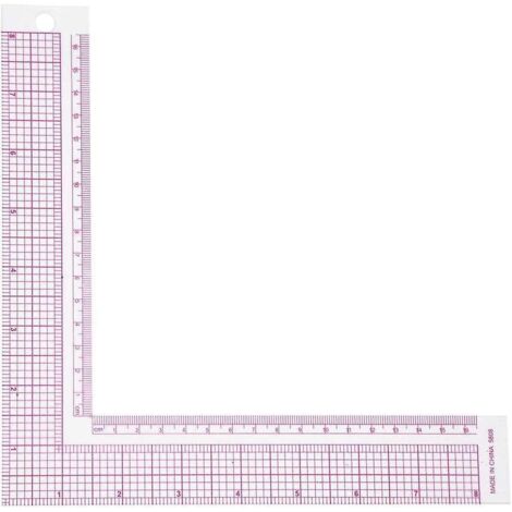 rgle De Couture Rgle De Couture Bricolage Tailleur Courbe Carre En L Rgle Mtrique Robe De Couture Multifonctionnelle Faisant Un Outil De Tailleur, (1/5)