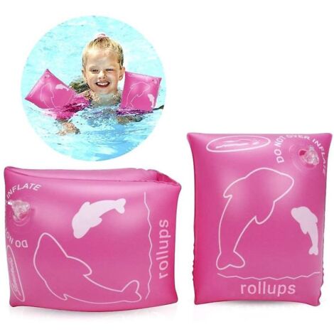 anneaux Gonflables De Brassards De Natation De Flotteur(plus De 4 Ans Poids Infrieur 80 Kilogrammes, Rose),bandes Flottantes D'ailes D'ailes De B (1/5)