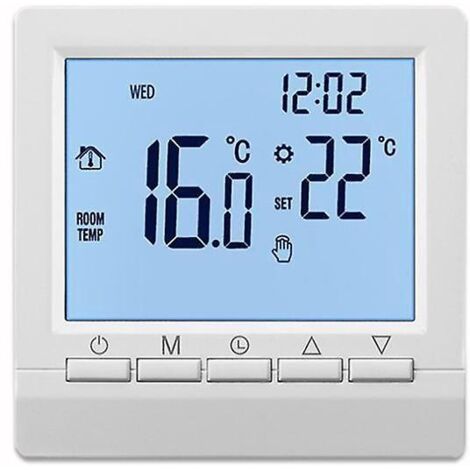 thermostat De Fournaise Mural Filaire De Type Batterie (1/4)