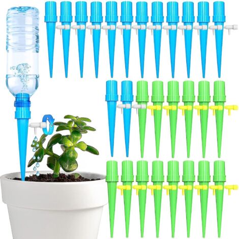 28 Kits Arrosage Goutte Goutte Bouteille, Arrosage Automatique Pour Plante Rglable, Irrigation Goutte Goutte D'arrosage En Pot Interieur Pour Ja (1/5)