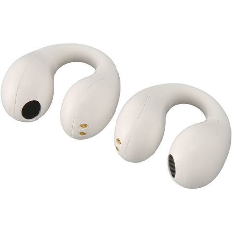 Écouteurs de traduction, prenant en charge 74 langues et 70 accents, Bluetooth 5.3, réduction du bruit, livrés avec un étui de chargement, blancs. (1/5)