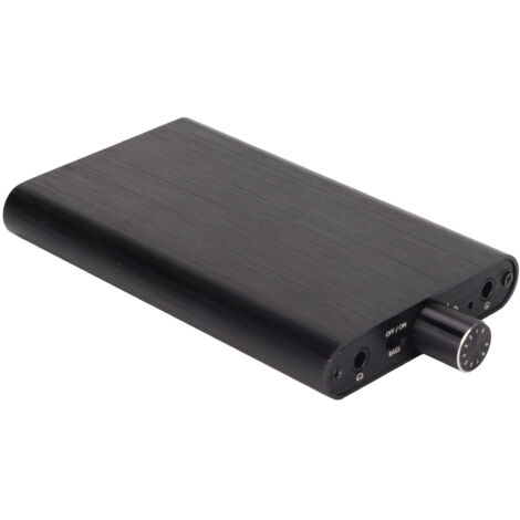 Amplificateur de casque 3,5 mm avec amplification des basses - sortie audio stéréo pour casque (1/5)