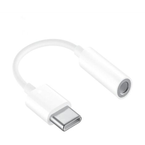 Adaptateur USB Type-C vers prise casque 3,5 mm pour appareils Samsung et Huawei (1/5)