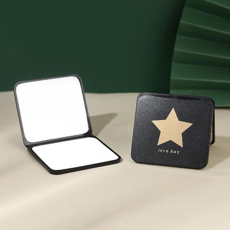 Miroir de maquillage compact et pliable à main (1/4)