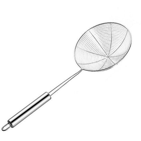 Écumoire araignée à poignée ovale en acier inoxydable - 38 cm (1/5)