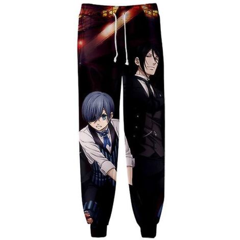 Leggings 3D Kuroshitsuji Black Butler pour hommes et femmes, taille XXL (1/3)