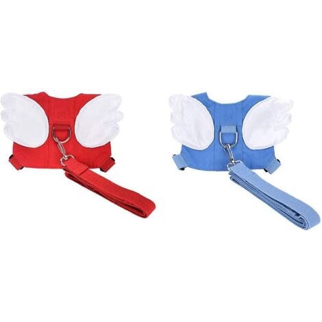 Sac à dos anti-perte pour bébé avec ailes d'ange (lot de 2)
