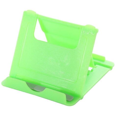 Support de bureau pour téléphone portable (2 pièces) compatible iPhone, Xiaomi, Samsung, Huawei et tablettes - Vert (1/3)