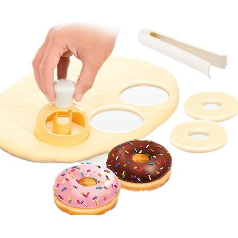 Kit de pâtisserie DIY pour moules à donuts avec emporte-pièce et outils de décoration (1/4)