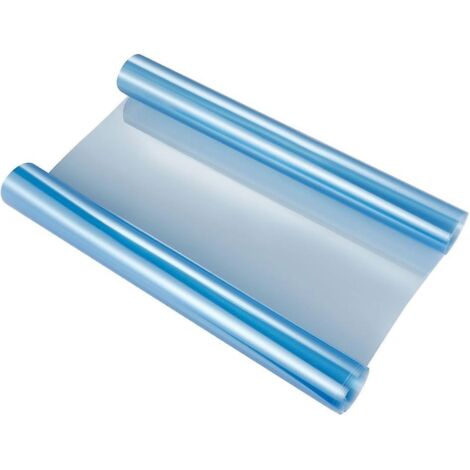 Film adhésif transparent bleu pour la protection et la décoration des phares de voiture et de moto - 30 x 120 cm (1/5)