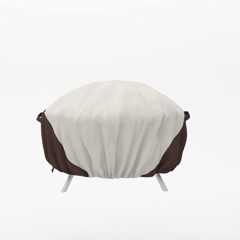 Housse ronde pour grand foyer extérieur - 112 x 30 cm (1/5)