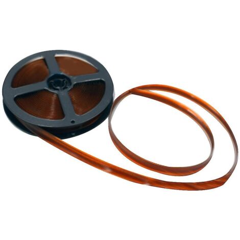 Bande adhésive marron pour bordures décoratives de sols, murs et plafonds (1/4)