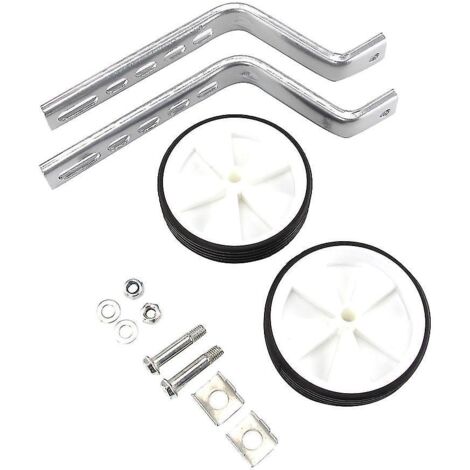 Support stabilisateur latéral universel blanc pour vélo de 12 à 20 pouces (1/5)
