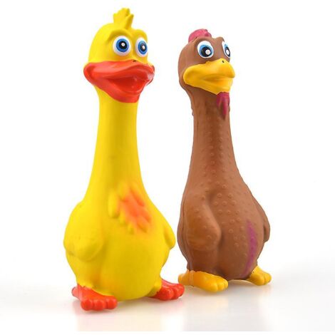 Collection de sons amusants de canards, de chiens et de jouets pour animaux de compagnie (marron) (1/4)