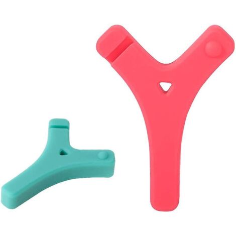 Aligner Chewie, aligneurs dentaires orthodontiques en forme de Y (saveurs menthe et fraise) - Lot de 2 (1/5)