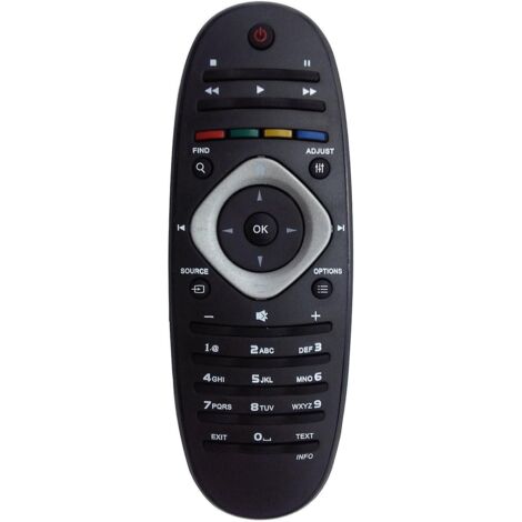 Télécommande Philips compatible AAA pour TV, DVD et entrée auxiliaire (1/5)