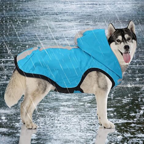 Imperméable léger à capuche 2 en 1 pour chiens de petite et moyenne taille (1/5)