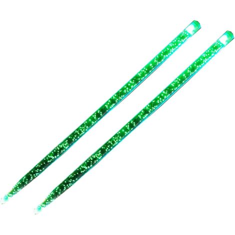Baguettes de batterie lumineuses en acrylique en forme de larme pour la protection de l'environnement scolaire (1/5)