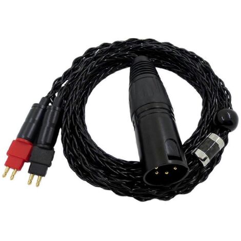 Câble XLR Équilibré Portable pour Casque HD600 HD650 HD580 - Câble Séparateur OFC (1/5)