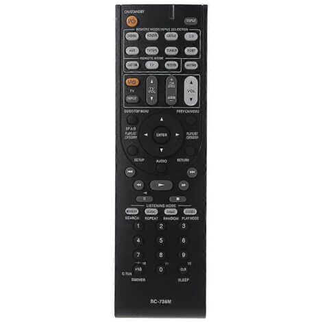 Télécommande de Remplacement pour Système Home Cinéma Onkyo Modèles SKF-570, LSKF-570R, SKC-570 (1/4)