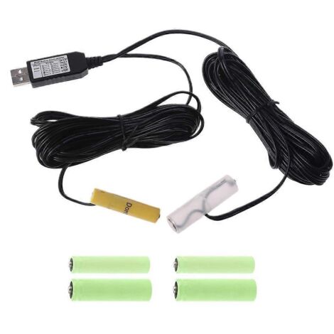 Câble d'alimentation USB pour remplacer la batterie Li-ion, convertisseur 5V vers 4.5V (1/5)