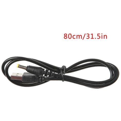 Câble d'alimentation universel USB vers DC 5V avec connecteur 4.0x1.7mm (1/5)