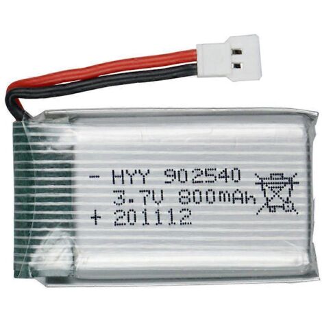 Batterie 3.7V 800mAh haute performance pour drone Syma X5, X5C, X5S, X5SC, X5HW, X5HC, X5SW, M68, X300, X400 - Modèle 902540 (1/5)
