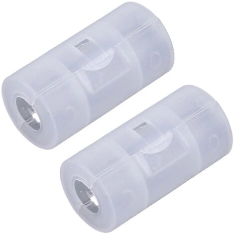 2x Adaptateur de Piles AA vers C pour Boîtier et Appareils Électroniques (1/5)