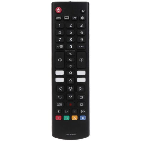 Télécommande universelle AKB76037601 compatible avec Smart TV 4K 43UP7100ZUF et 43UP7560AUD