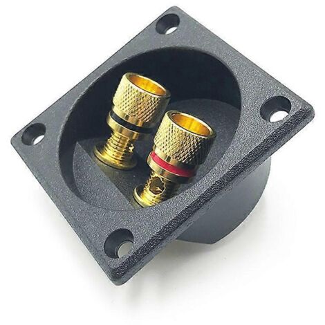 Boîtier de jonction audio carré 2 positions Wp2-27 pour câblage audio (1/5)