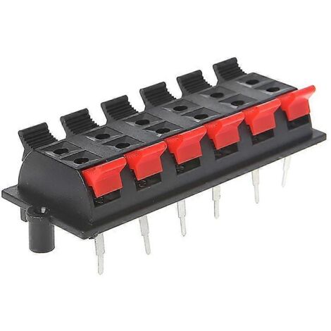 Bloc de bornes haut-parleur 12 voies résistant aux chocs et à dissipation thermique efficace (1/5)
