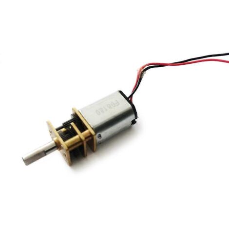 Moteur Réducteur Miniature N20 6V DC avec Arbre et Engrenage Micro - Réduction de Vitesse (1/4)