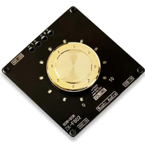 Carte Amplificateur Audio HiFi DIY avec Support Aux et USB, ZK-F802 (1/5)