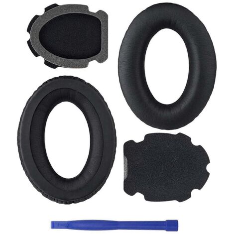 Coussinets Confortables en Cuir pour Casque Aviation Bose A10 A20 X (1/4)