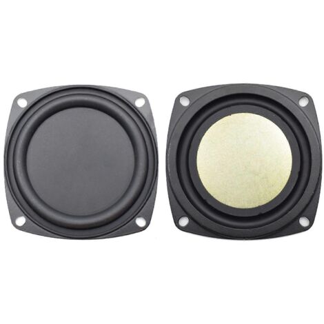 Haut-parleur à radiateur passif 3 pouces 78mm, diaphragme en caoutchouc pour basses profondes et vibrations amples. (1/5)