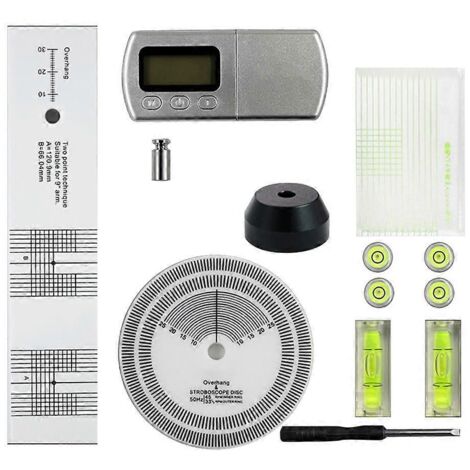 Règle de Calibration VTA pour Bras de Lecture - Kit de Réglage Vitesse 3 en 1 (1/4)