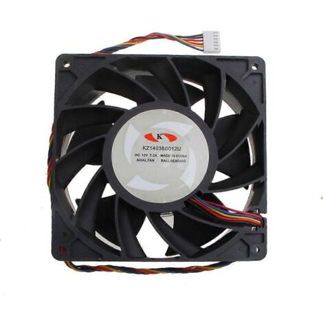 Ventilateur à Billes 210CFM 12V DC 14cm 7.2A pour Refroidissement Haute Vitesse (1/4)
