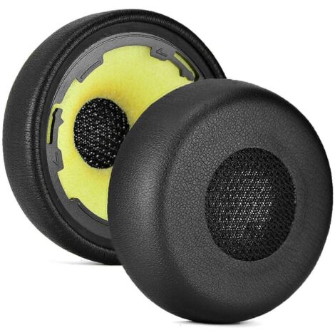 1 Paire de coussinets en cuir de remplacement pour casque Jabra Evolve 75 / 75+ / 75MS (1/4)