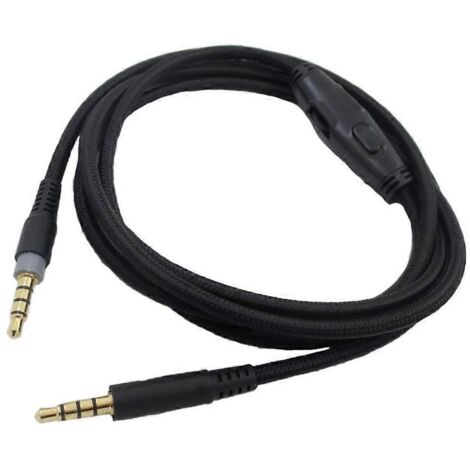 Câble Audio 3.5mm Double Mâle pour Casque Gamer - Extension et Remplacement (1/5)
