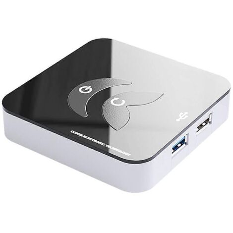 Interrupteur de Bureau USB 3.0 en PVC pour Maison, Bureau et Hôtel (1/5)