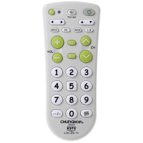 Télécommande Universelle pour Téléviseurs - Remplacement Sensible et Compatible avec la Plupart des Modèles (1/5)