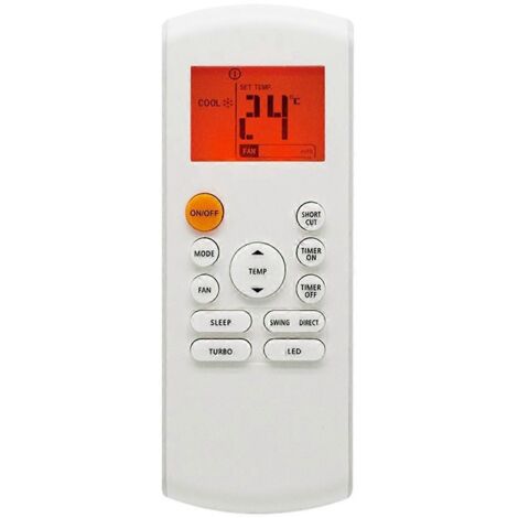 Télécommande universelle pour climatiseurs Midea, Rient, Kaysun - Compatible avec modèles RG57B1/BGE (1/4)